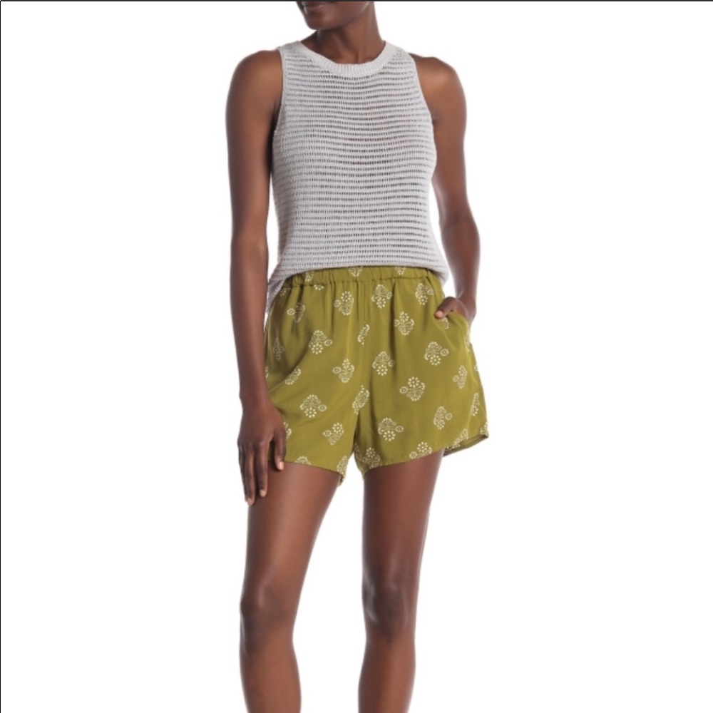 NWT | Madewell Printed Pull On Shorts Size XS